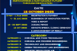 VIRTUAL COMPETITION – INTERNATIONAL SUSTAINABLE INNOVATION & ENGINEERING TECHNOLOGY COMPETITION (i-SINERGIE) 2025
